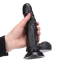 RYAN Dildo Gerçekçi Et Dokusunda Realistik Zenci Penis 21 CM 5