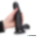 HERMAN Dildo Gerçekçi Et Dokusunda Realistik Zenci Penis 20 CM 1
