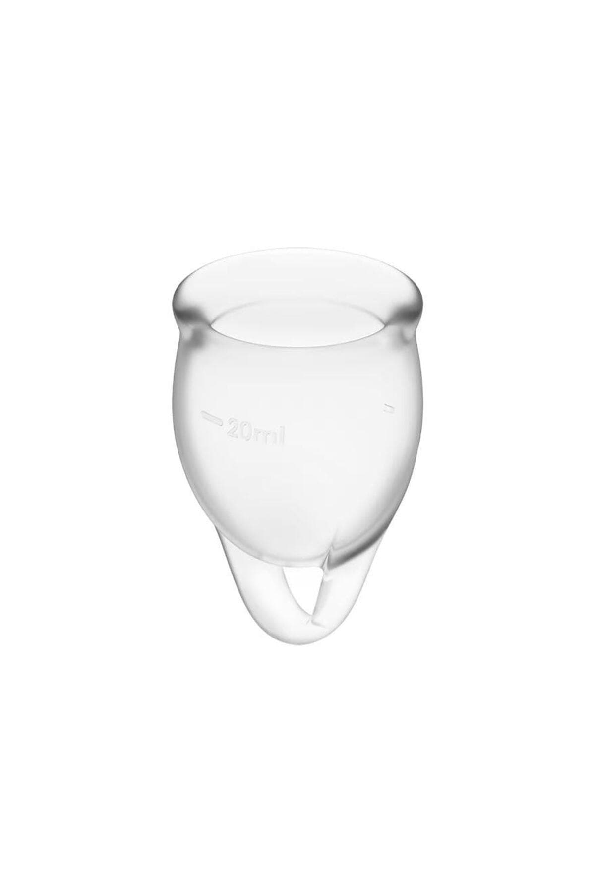 Satisfyer Feel Confident Menstrual Cup Yarı Şeffaf 8