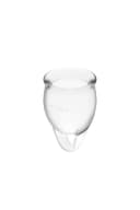 Satisfyer Feel Confident Menstrual Cup Yarı Şeffaf 9