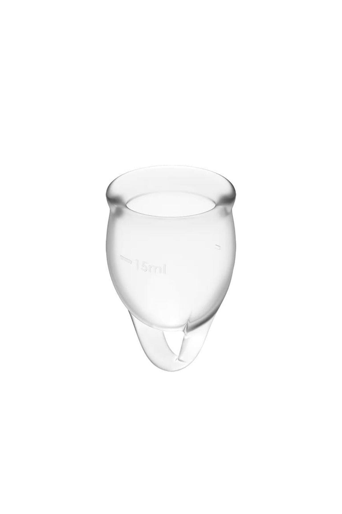 Satisfyer Feel Confident Menstrual Cup Yarı Şeffaf 9