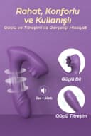 Rabixy Uzaktan Kumandalı Giyilebilir Dil Vuruşlu Vibratör 5