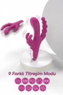 Rabixy 3'ü 1 Arada Rabbit Vibratör 3