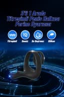 Rabixy Penis Halkası Perine Uyarıcılı 10 Titreşim Modlu 4