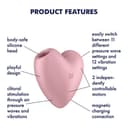 Satisfyer Cutie Heart Light Red 4
