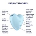 Satisfyer Cutie Heart Blue 4