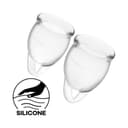 Satisfyer Feel Confident Menstrual Cup Yarı Şeffaf 2