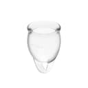 Satisfyer Feel Confident Menstrual Cup Yarı Şeffaf 5