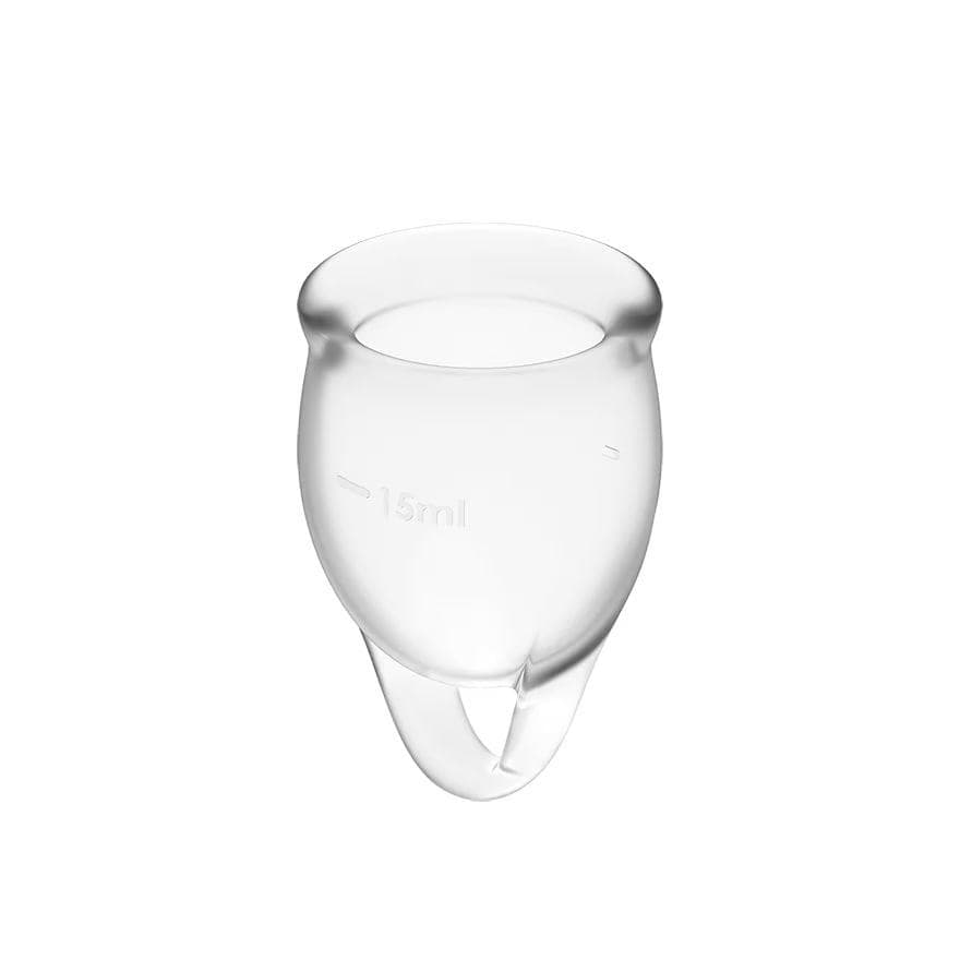 Satisfyer Feel Confident Menstrual Cup Yarı Şeffaf 5