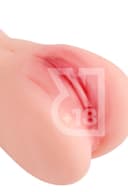 Rabixy Monica Anal Vajinal 2 Girişli Titreşimli Gerçekçi Mastürbatör 13