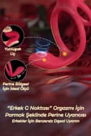G Noktası Klitoris ve Perine Uyarıcı Penis Halkası RBXY-TR020, one size 2