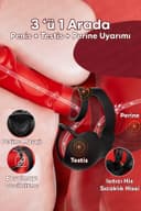 Testis ve Perine Uyarıcı Kavrayıcı Penis Halkası RBXY-TR022, one size 2