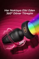 Döner Işıklı Anal Plug 360 Derece Dönen Başlık Işıklı Uzaktan Kumandalı RBXY-TR025, one size 2