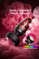 Döner Işıklı Anal Plug 360 Derece Dönen Başlık Işıklı Uzaktan Kumandalı RBXY-TR025, one size 3