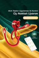 Yalama Modlu Titreşimli Penis Halkası ve Anal Titreşim Cihazı 2