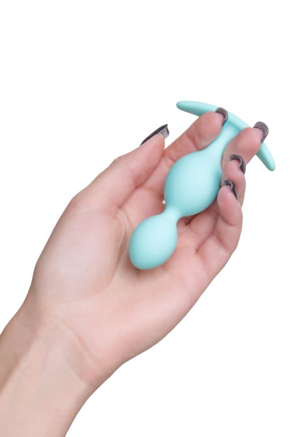 Anal Tıkaç Başlangıç ve Orta Seviye Kullanıcılar İçin 2'si Bir Arada 9,2 cm/Ø 2,7 cm