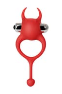 JOS NİCK Kuyruklu Penis Halkası, silikon, kırmızı, 13,5 cm 5