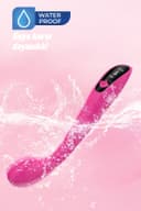 Esnek Bükülebilir Pembe Vibratör 2