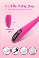 Esnek Bükülebilir Pembe Vibratör 4