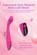 Esnek Bükülebilir Pembe Vibratör 5