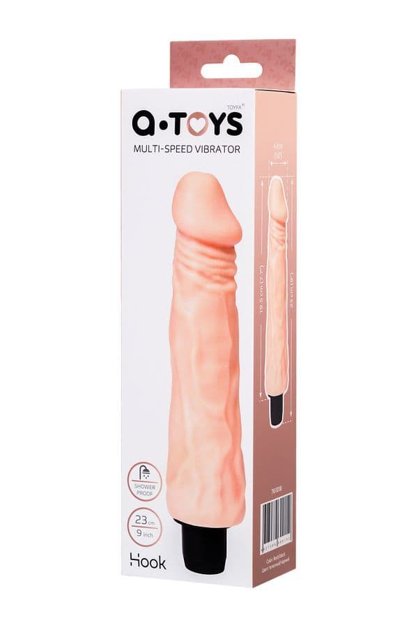 A-Toys 23 cm Gerçekçi Titreşimli Dildo
