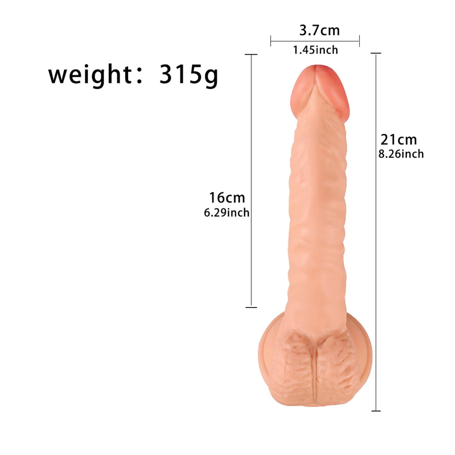 Belden Bağlamalı Strapon Realistik Dildo 17 cm 3