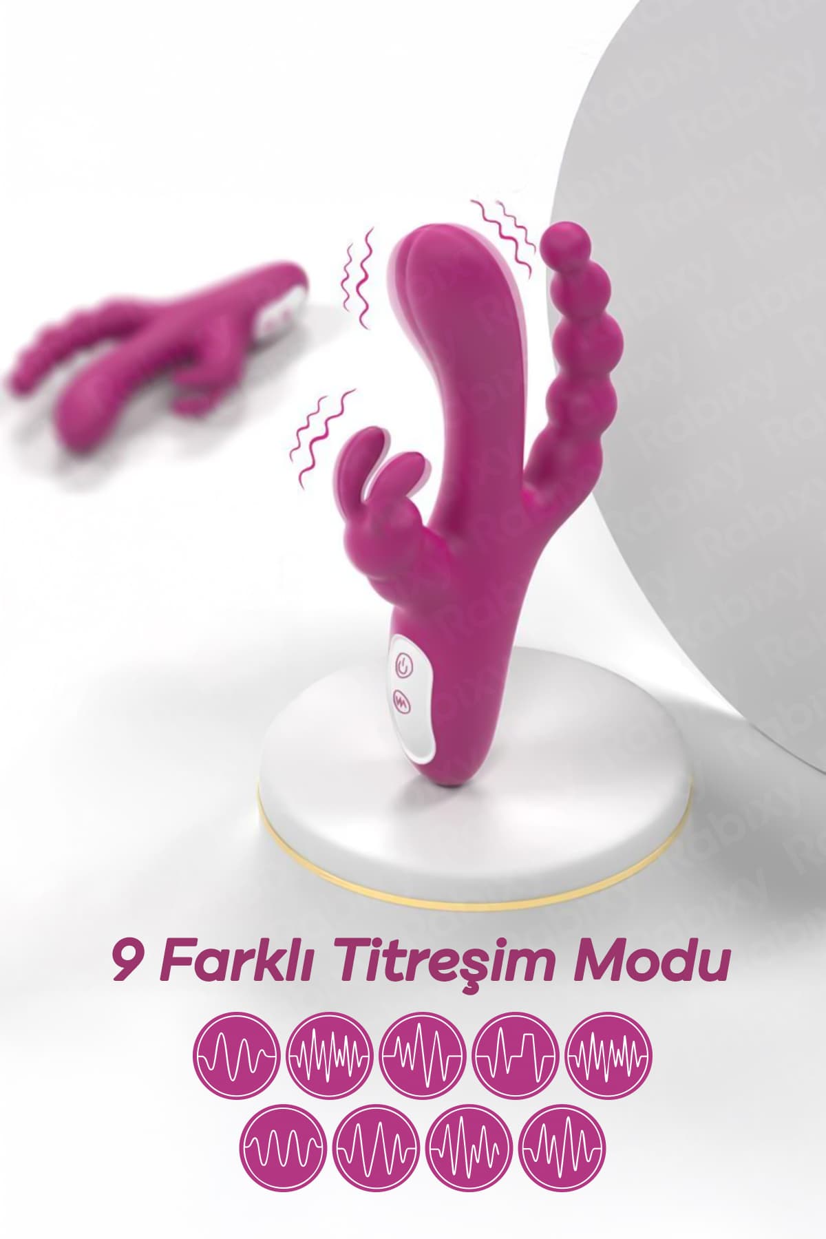 Rabixy 3'ü 1 Arada Rabbit Vibratör 3