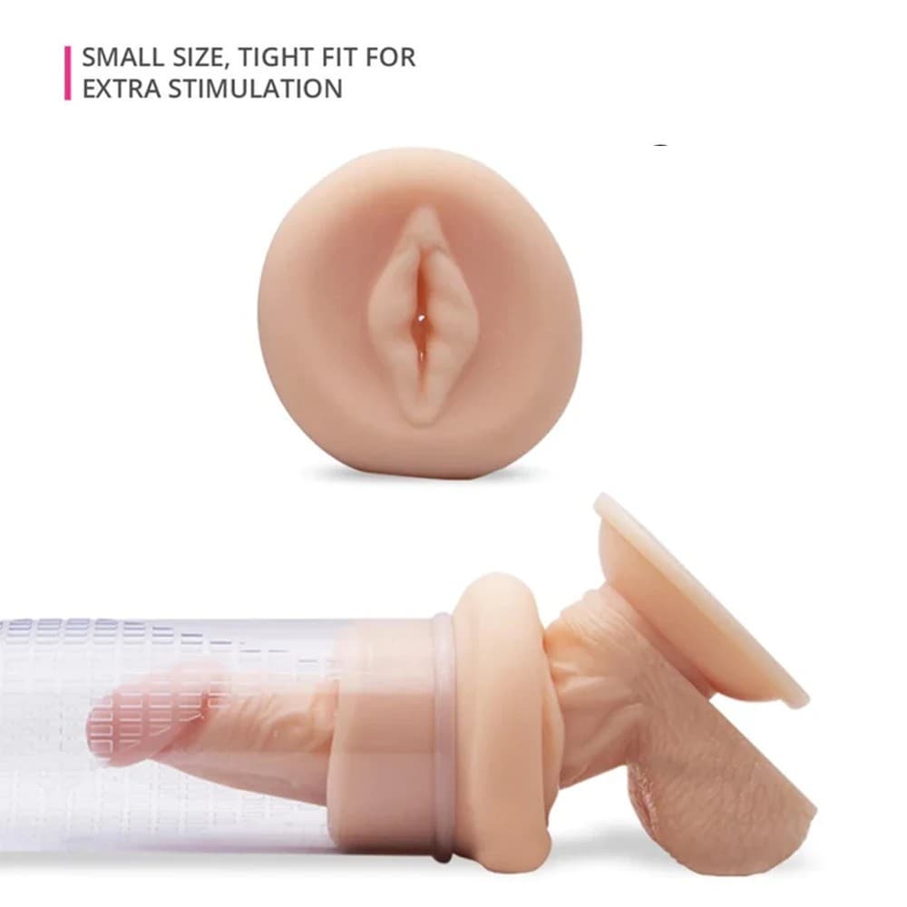 Vajina Görünümlü Penis Pompası Başlığı 4
