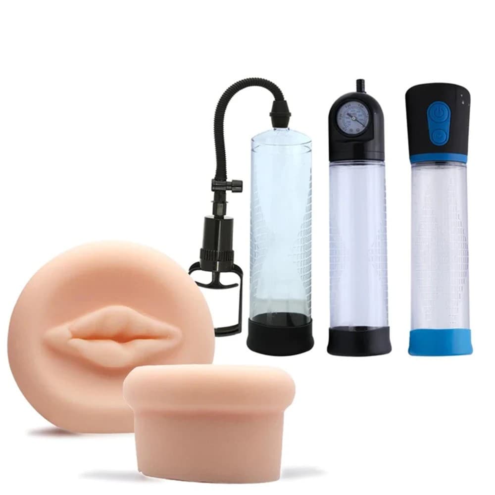 Vajina Görünümlü Penis Pompası Başlığı 5