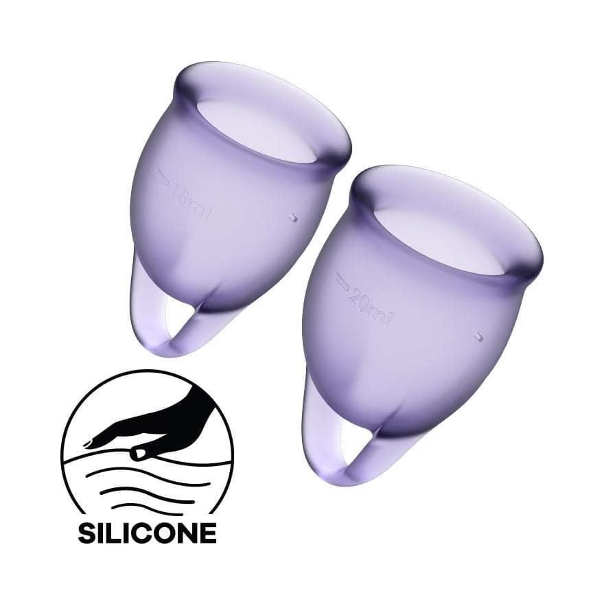 Satisfyer Feel Confident Menstrual Cup Lila 2