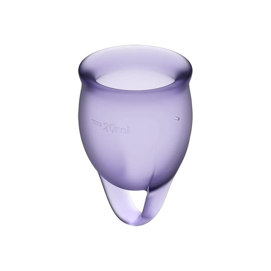 Satisfyer Feel Confident Menstrual Cup Lila 5