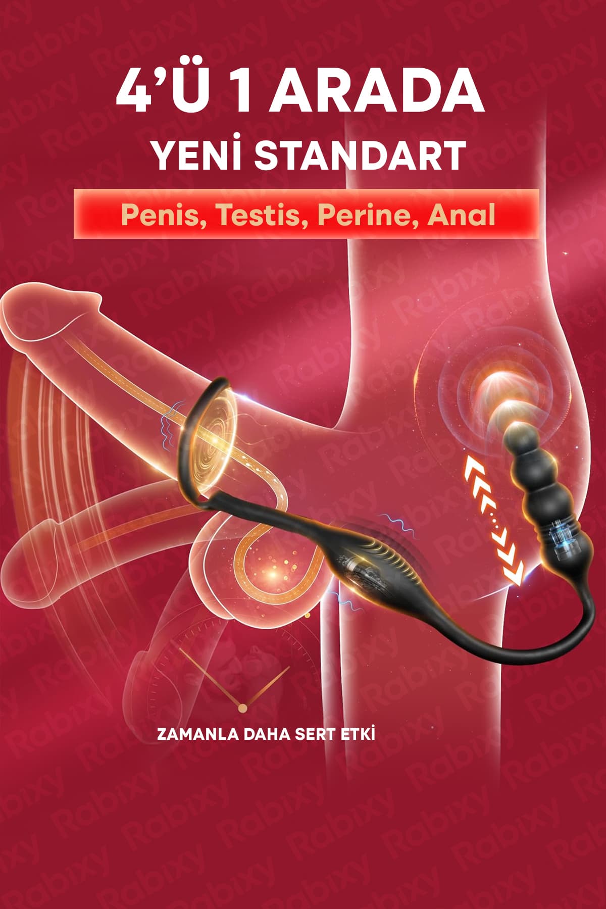 Prostat Uyarıcı Anal Vibratör ve Penis Halkası 3
