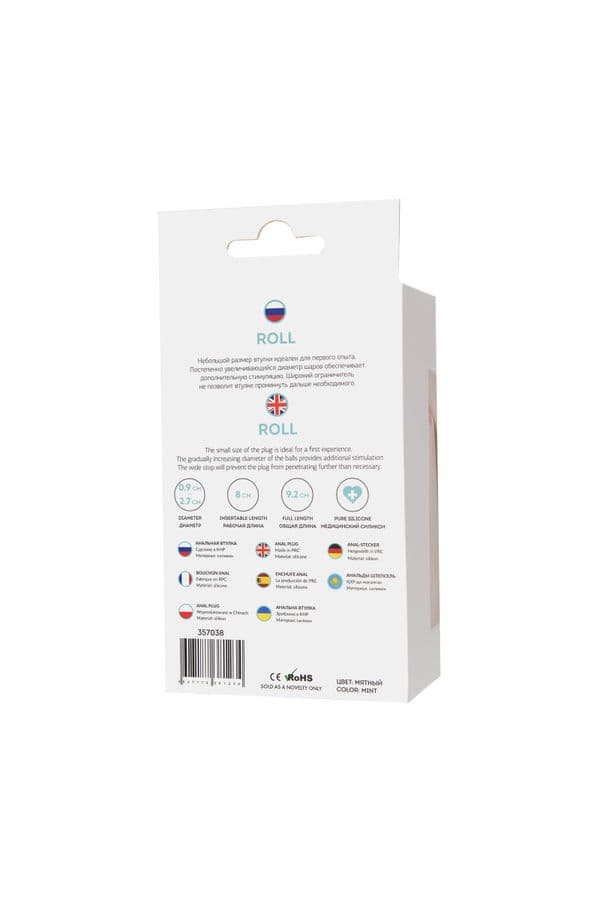 Anal Tıkaç Başlangıç ve Orta Seviye Kullanıcılar İçin 2'si Bir Arada 9,2 cm/Ø 2,7 cm 3